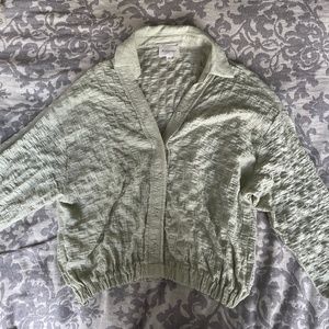 Muted Green Collar Shirt